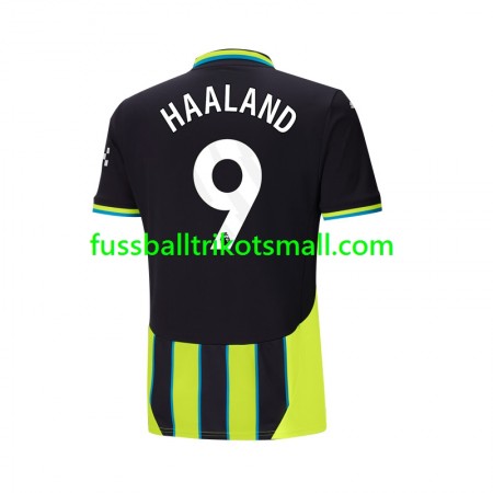 Fußballtrikots Manchester City Haaland 9 2024-2025 Kurzarm Auswärts-trikot kaufen